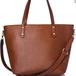 Poppy & Peonies Brown Laptop Bag